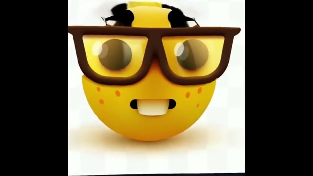 3D Nerd Emoji