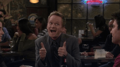 Barney Stinson Double Thumbs Up