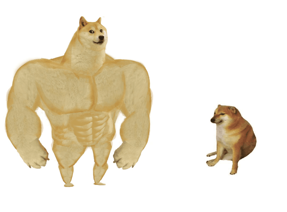 Buff Doge vs Cheems