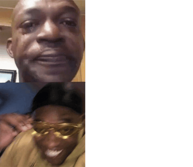 Crying Guy Vs Laughing Guy