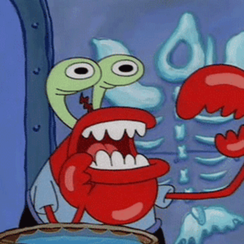 Cursed Mr Krabs