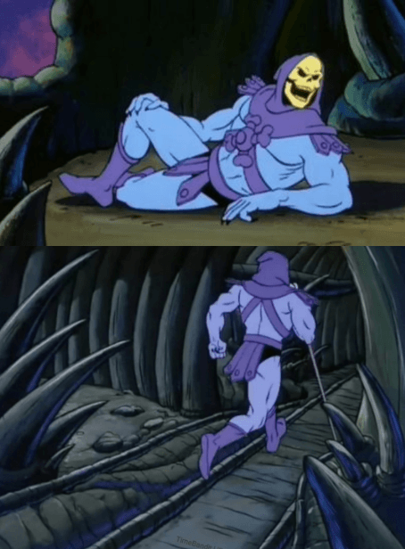 Disturbing Facts Skeletor meme template image.