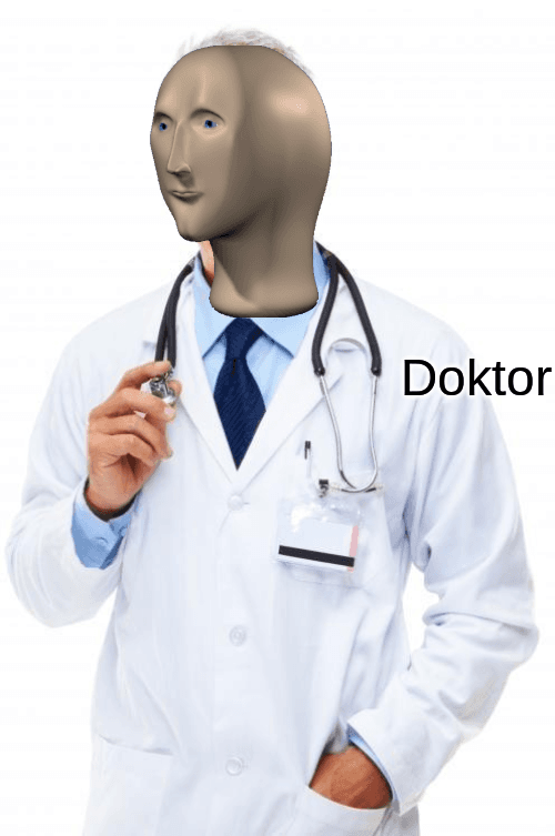 Doktor meme template image.