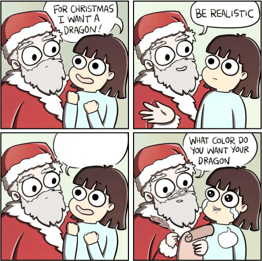 For Christmas I Want a Dragon