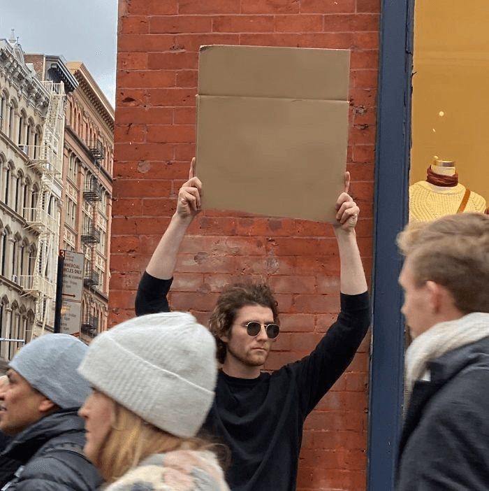 Dude With Sign