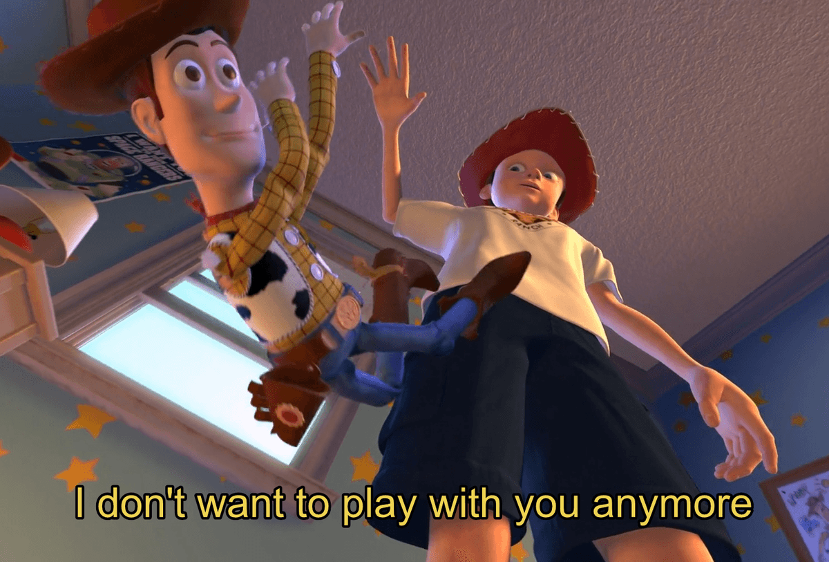 I Don't Want To Play With You Anymore