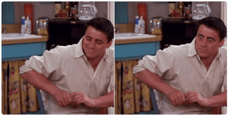 Joey Tribbiani Side-Eye Reaction