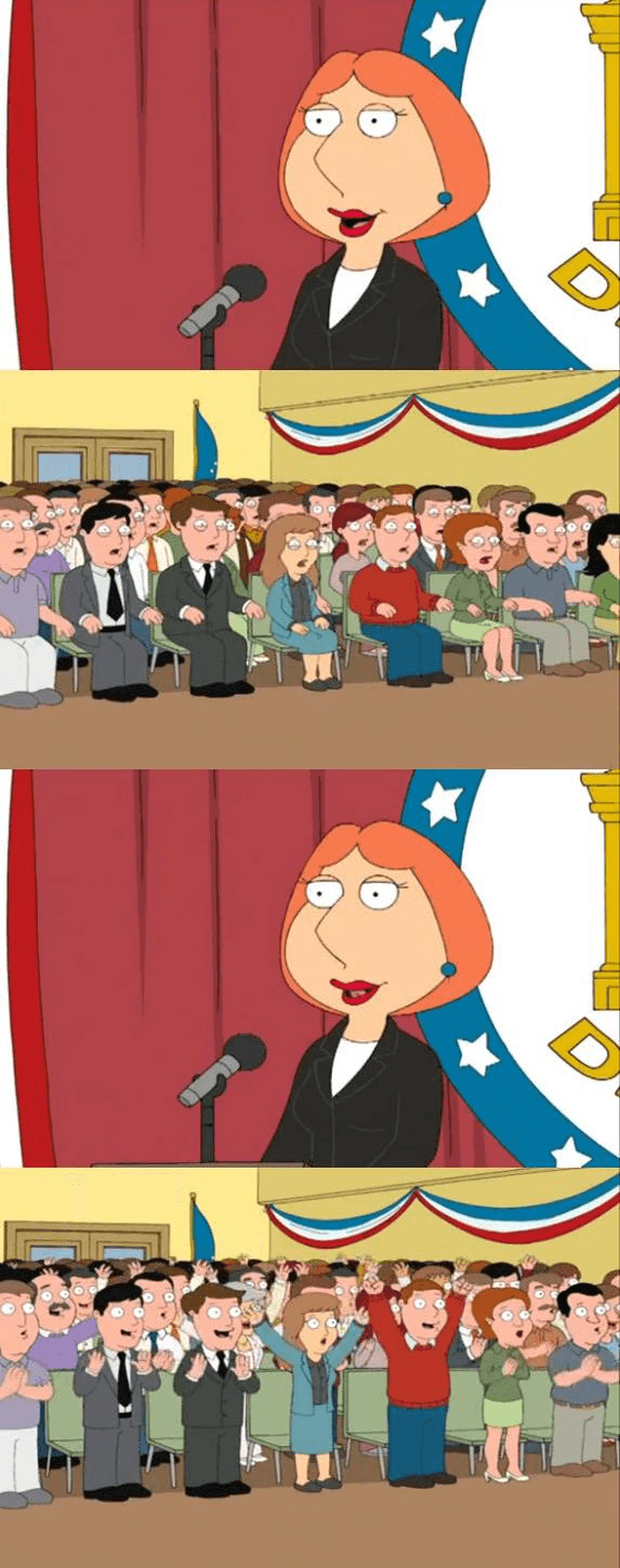 Lois Griffin Crowd Applause