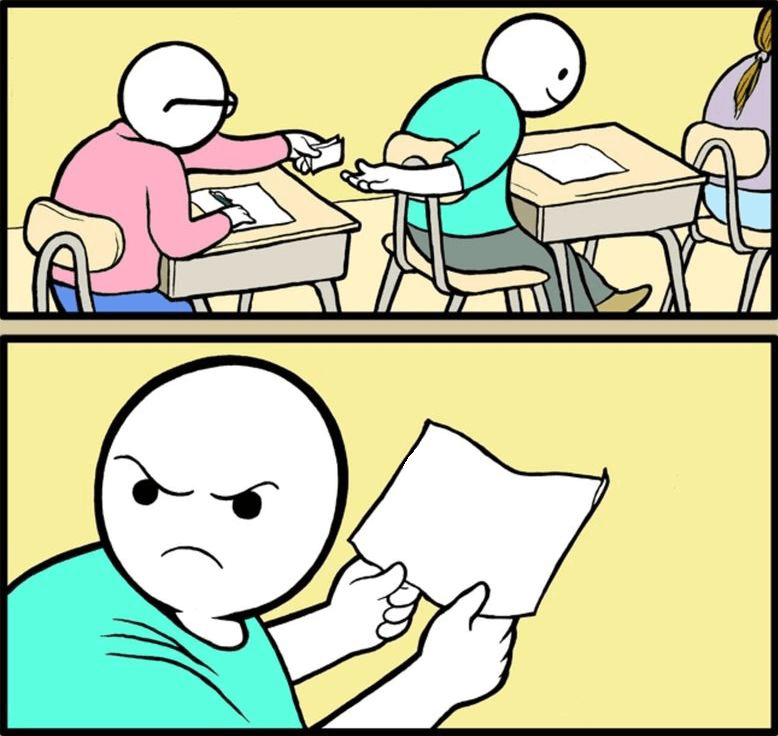 Passing Note Reaction