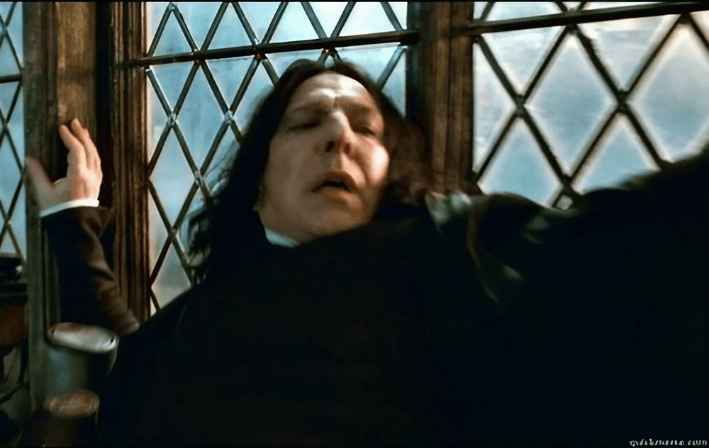 Snape Slumped In Chair Meme Template