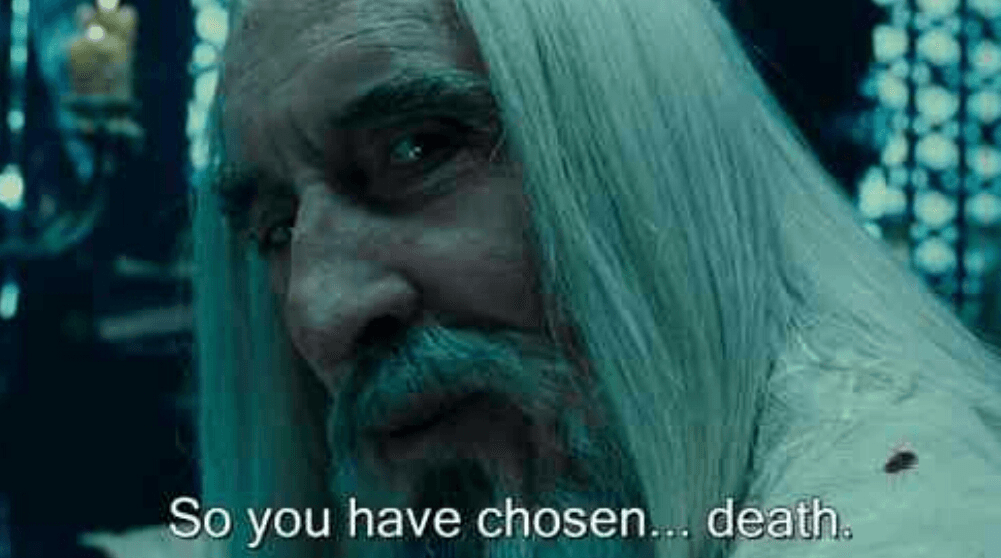 So You Have Chosen Death