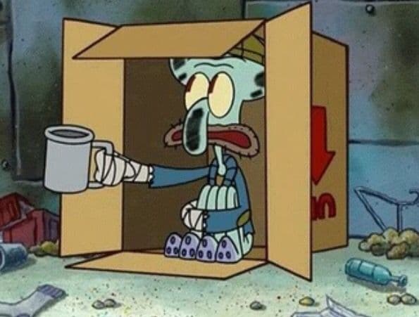 Spare Change meme template image.