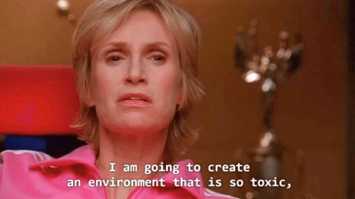 Sue Sylvester Toxic Environment