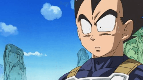 Surprised Vegeta Reaction Meme Template