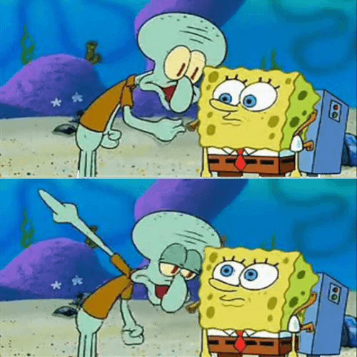 Squidward Explaining To SpongeBob