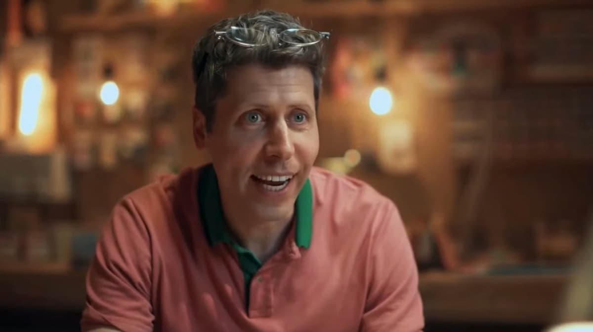AI-Generated Sam Altman Interview Still