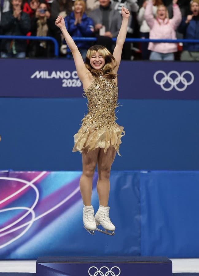Alysa Liu Olympic Victory Celebration