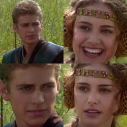 Anakin And Padme Four-Panel Reaction