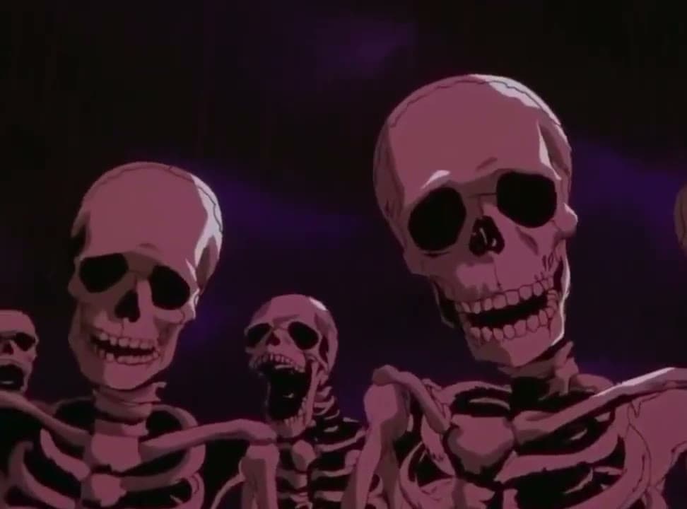 Berserk Skeletons Staring Animated