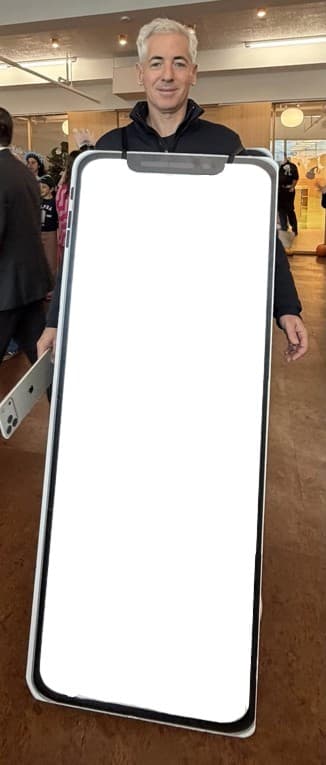 Bill Ackman Giant Phone Costume