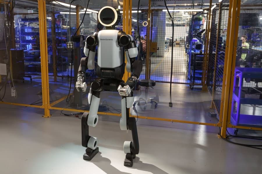 Boston Dynamics Atlas Robot In The Lab