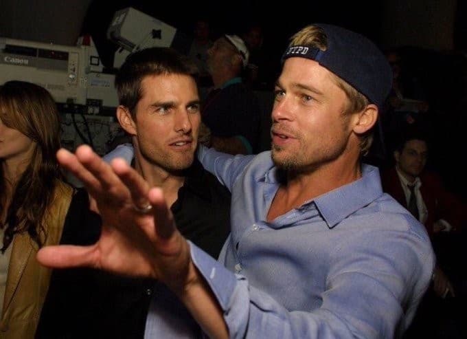 Brad Pitt And Tom Cruise Candid Conversation