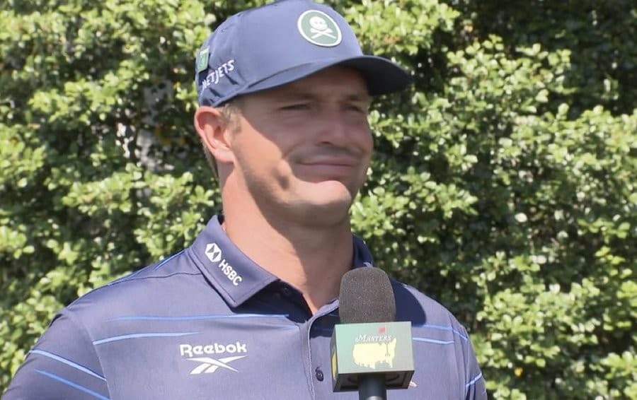 Bryson DeChambeau Awkward Interview Smirk