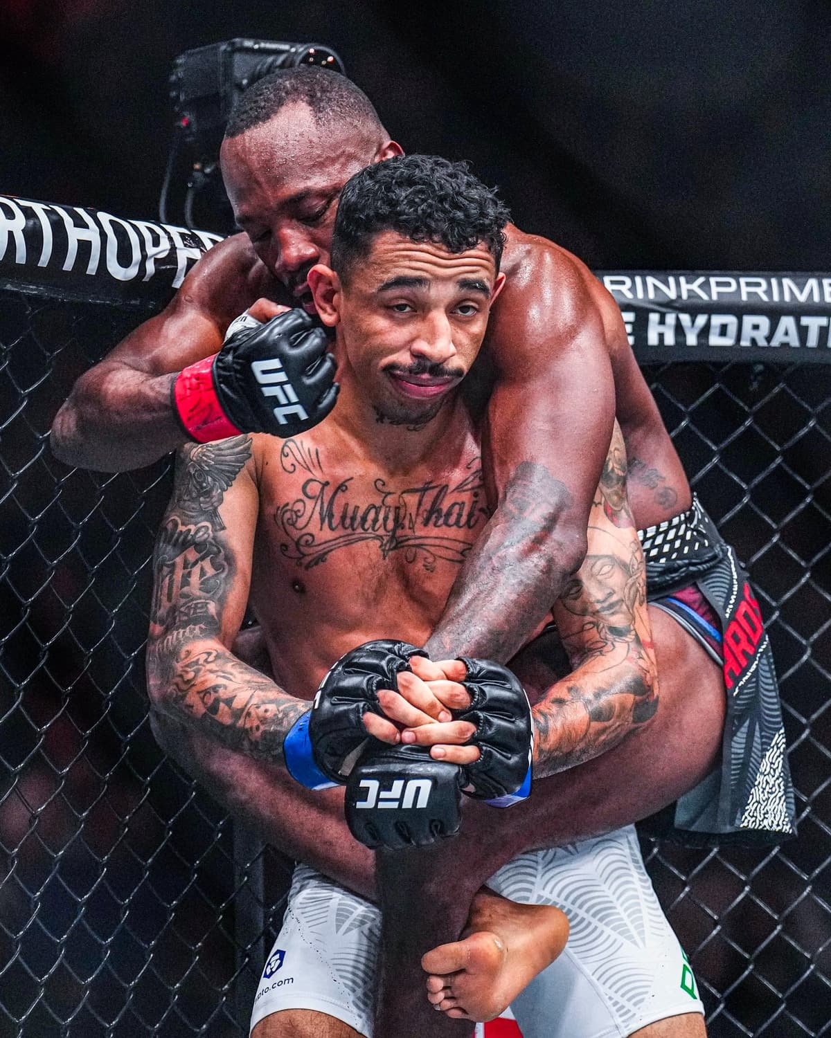Carlos Prates Celebratory Back Control Pose