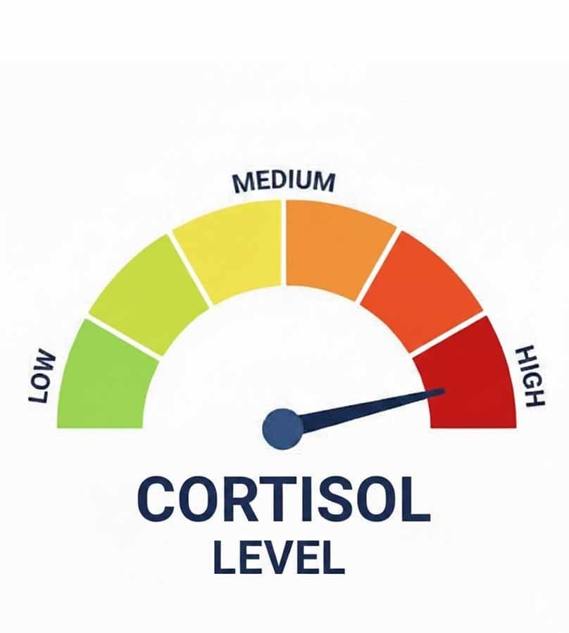 Cortisol Level meme template