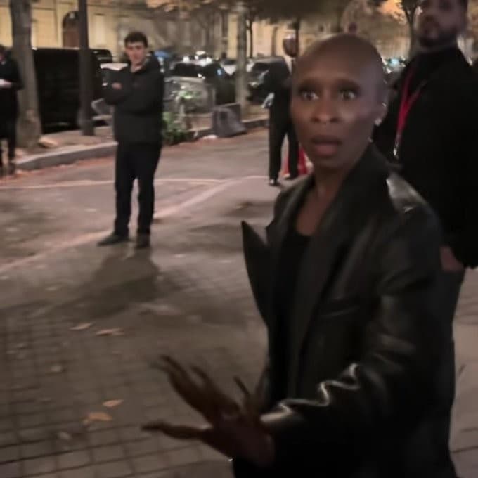 Cynthia Erivo Lost Hat Found / Shocked Reaction
