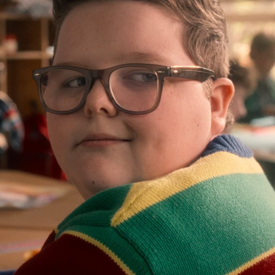Derek Turnbow smirk Stranger Things S5