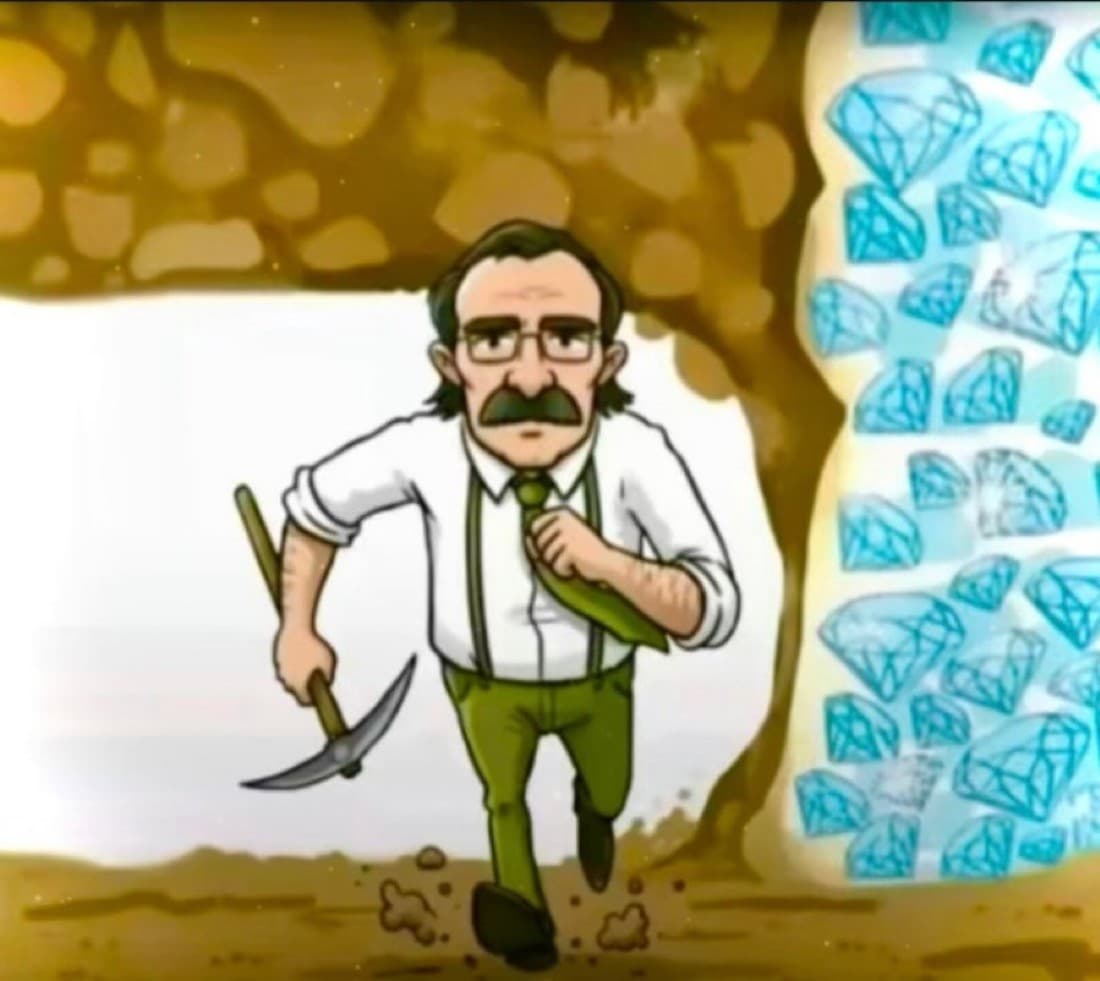 Diamond Miner Quits Mining