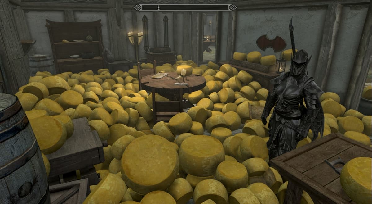 Skyrim Cheese Room