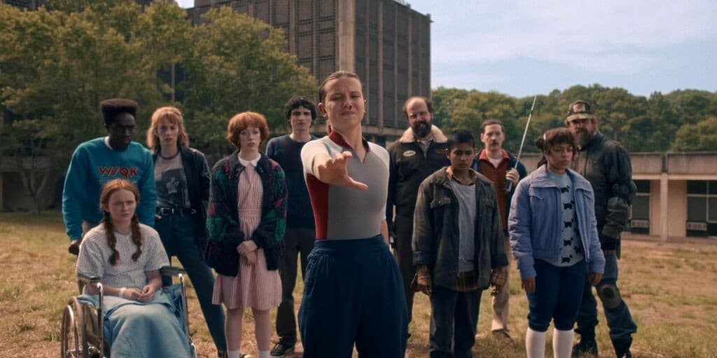 Eleven using her powers with Group "Stranger Things S5"
