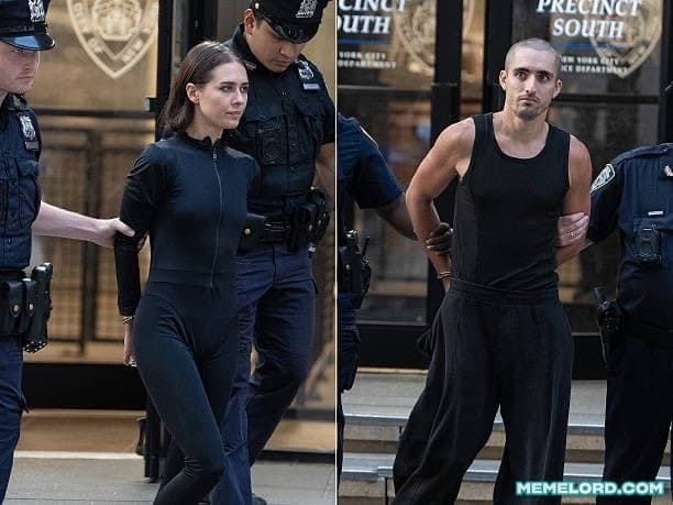 Empire State Building Couple arrested / Me if X was illegal meme template