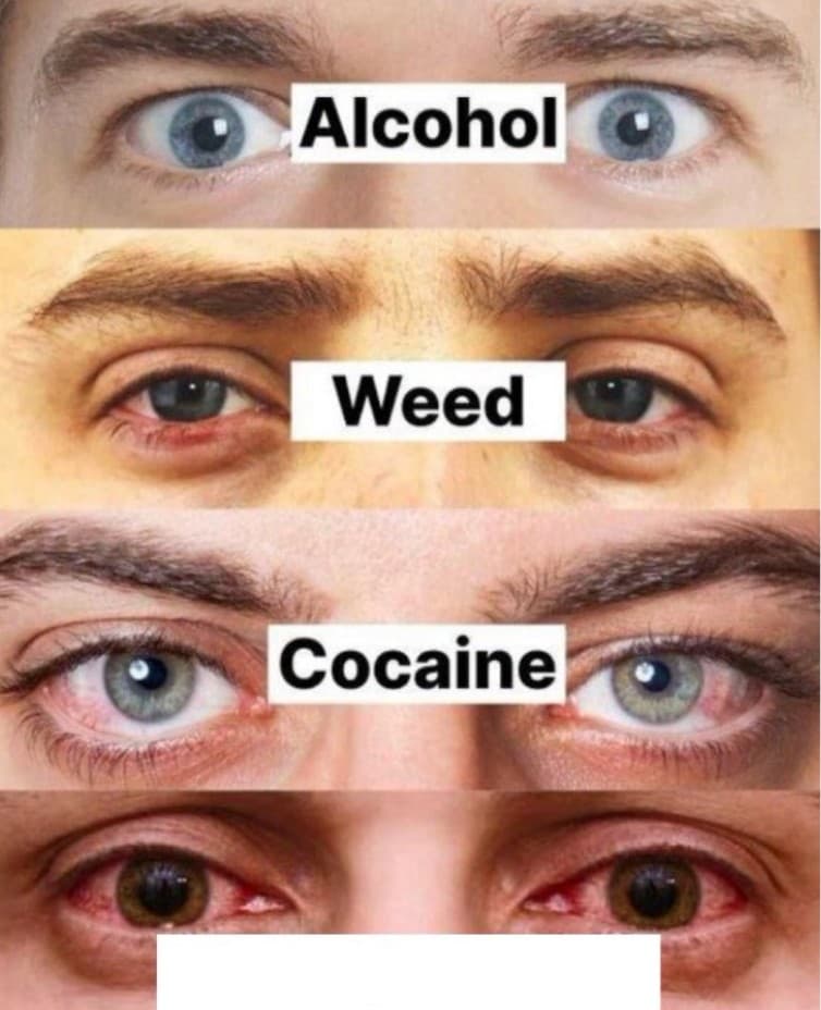 Eyes on Drug meme template