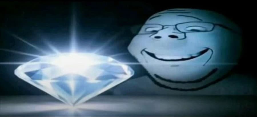 Finding a gem meme template