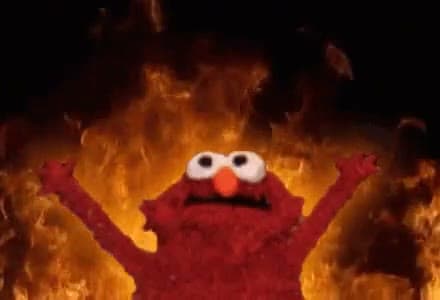 Fire Elmo