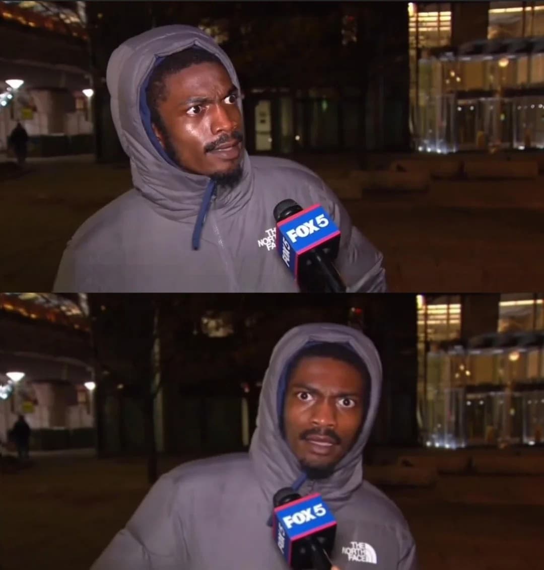Flabbergasted DC man "Where her mother at!?" meme template