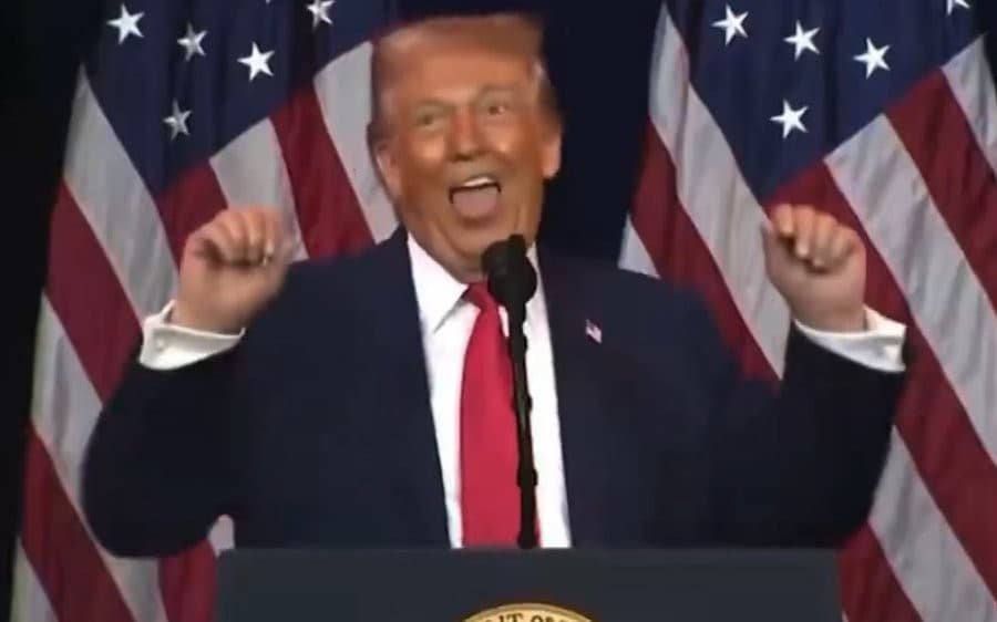 Freaky Donald Trump meme template