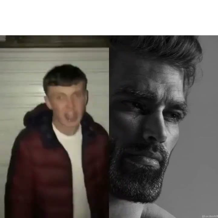 Gigachad Vs Virgin