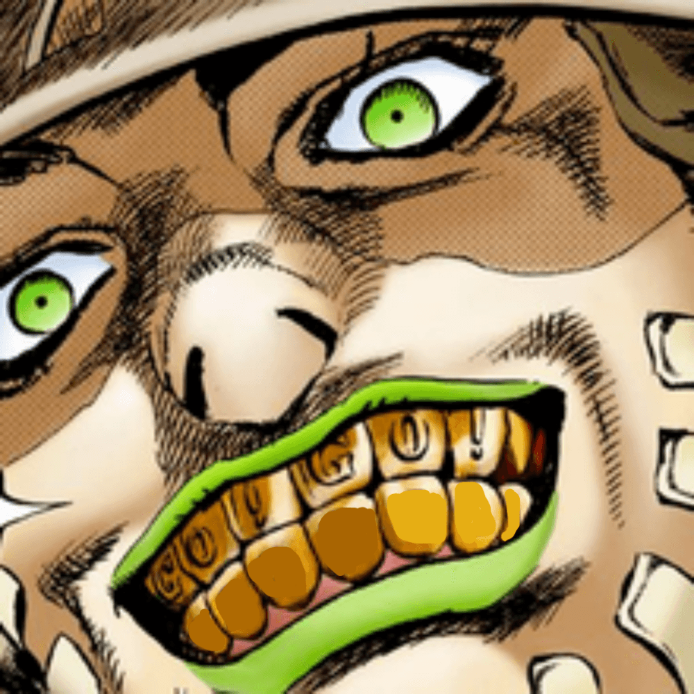 Gyro Zeppeli Smile Template Meme Template