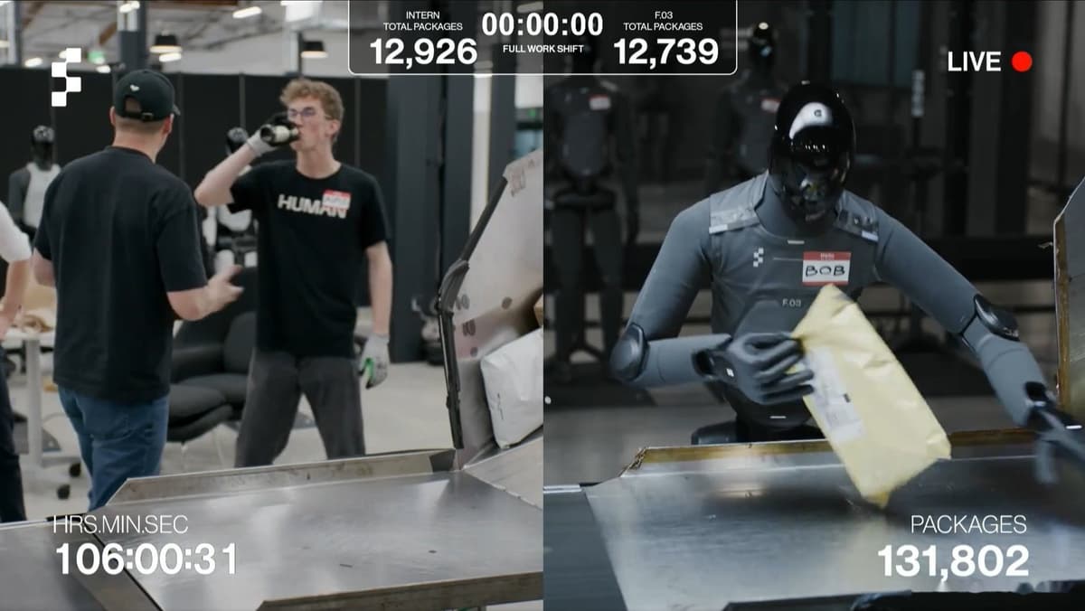 Human vs. Figure Robot (Human Wins)