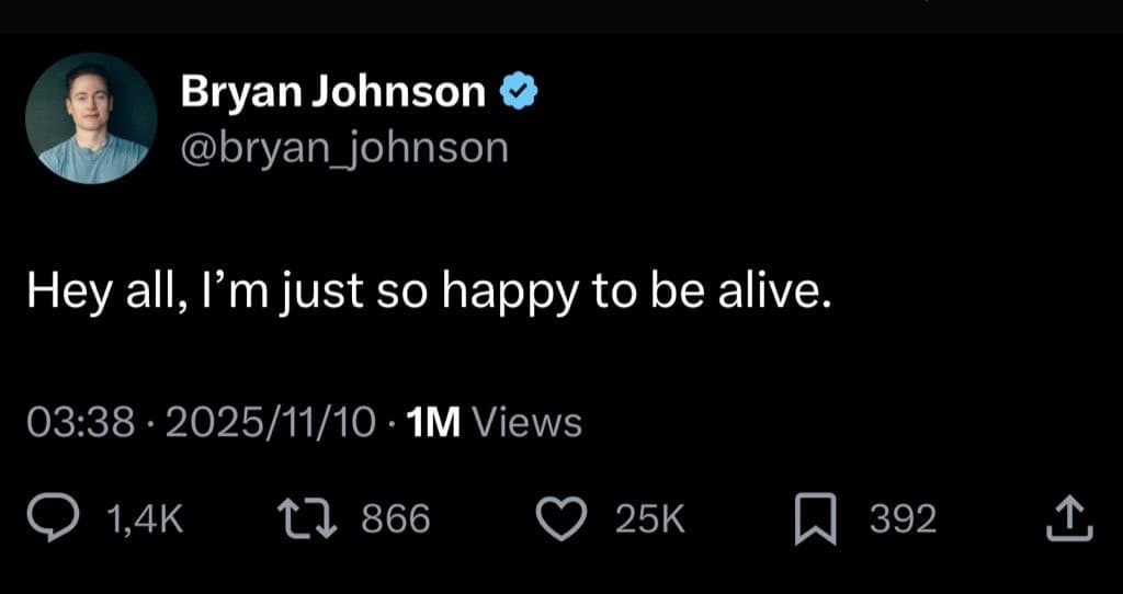 “I’m just so happy to be alive.”