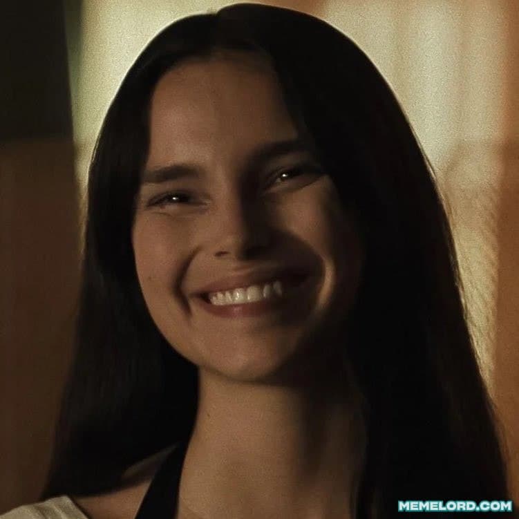Inde Navarette/Nikki forced smile - 'Obsession' meme template