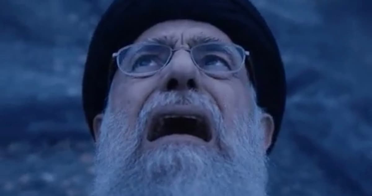 Iranian Ayatollah Screaming