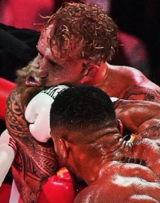 Jake Paul getting punched in the face meme template