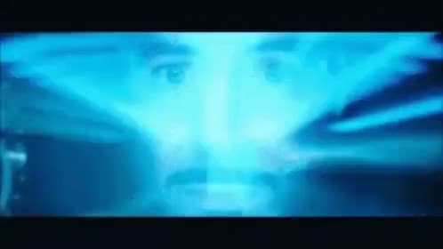 Jarvis Blue Hologram Reaction