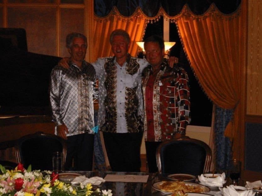 Jeffrey Epstein with Bill Clinton