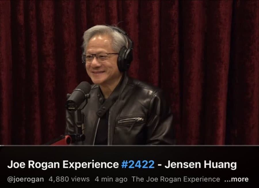 Jensen Huang on Joe Rogan